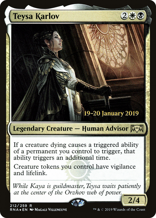 Teysa Karlov (PRE-212S) - Ravnica Allegiance Promos Foil