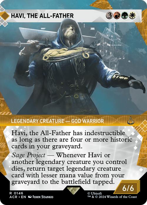 Havi, the All-Father (Showcase) (ACR-146) - Assassin's Creed: (Showcase) (Borderless) Foil