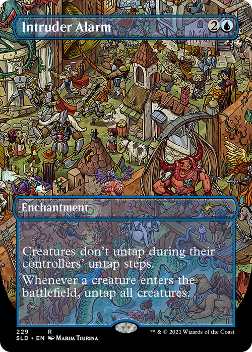 Intruder Alarm (SLD-229) - Secret Lair Drop (Borderless)