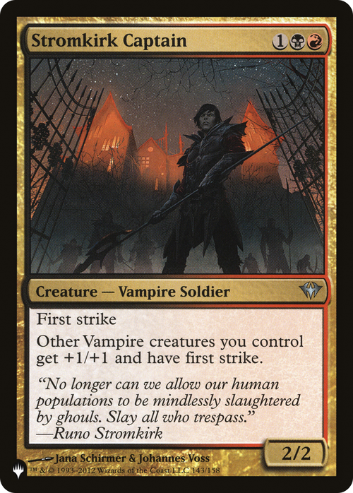 Stromkirk Captain (LIST-143/158) - The List