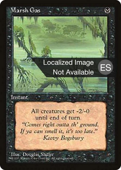 Marsh Gas (4BB-) - Fourth Edition Foreign Black Border