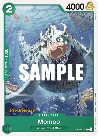 Momoo (OP03-035) - Pillars of Strength Pre-Release Cards