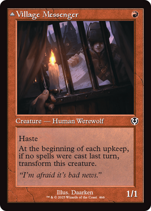 Village Messenger (Retro Frame) (INR-466) - Innistrad Remastered