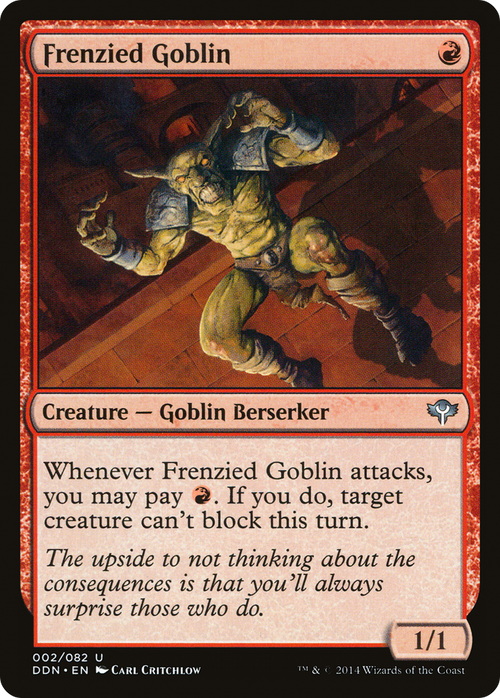 Frenzied Goblin (DDN-002) - Duel Decks: Speed vs. Cunning