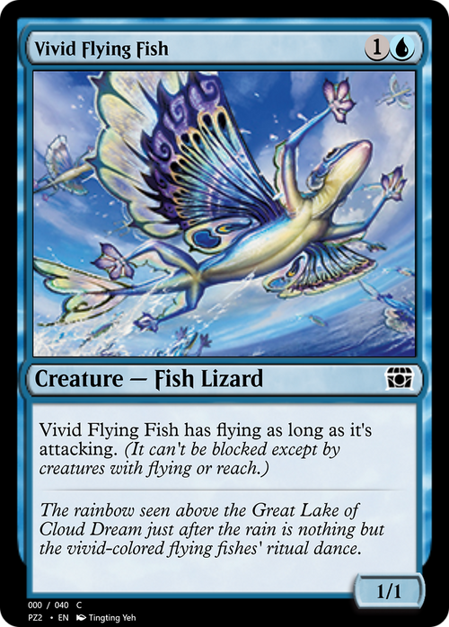 Vivid Flying Fish (PZ2-70817) - Treasure Chest