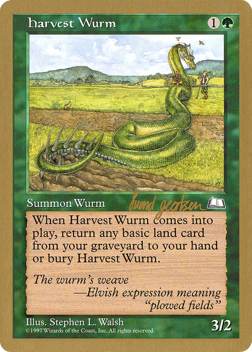 Harvest Wurm - 1997 Svend Geertsen (WTH) (WCD-) - World Championship Decks 1997