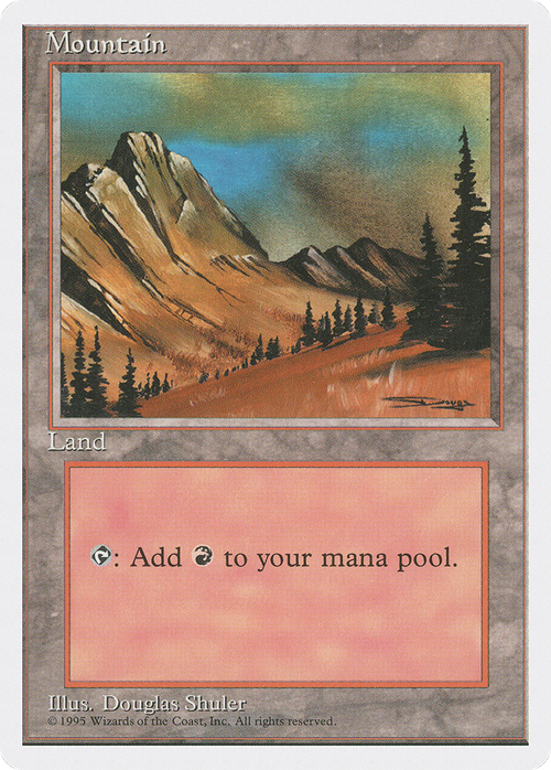 Mountain (C) (4ED-182) - Fourth Edition