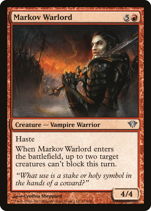 Markov Warlord (DKA-097) - Dark Ascension Foil