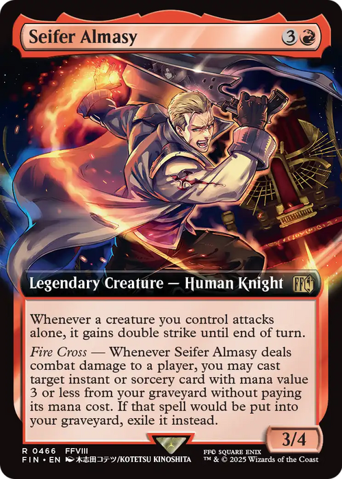 Seifer Almasy (Extended Art) (FIN-466) - FINAL FANTASY: (Extended Art) Foil