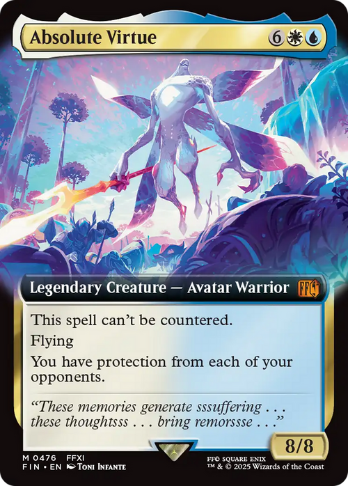 Absolute Virtue (Extended Art) (FIN-476) - FINAL FANTASY: (Extended Art) Foil