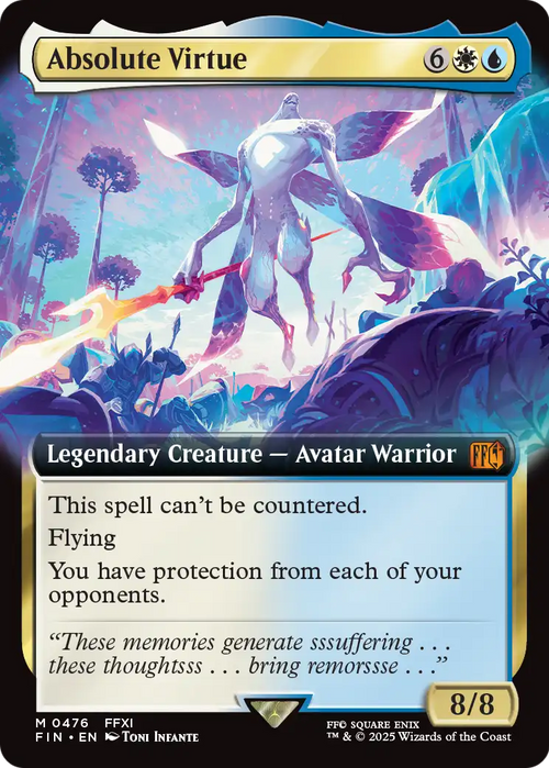 Absolute Virtue (Extended Art) (FIN-476) - FINAL FANTASY: (Extended Art) Foil