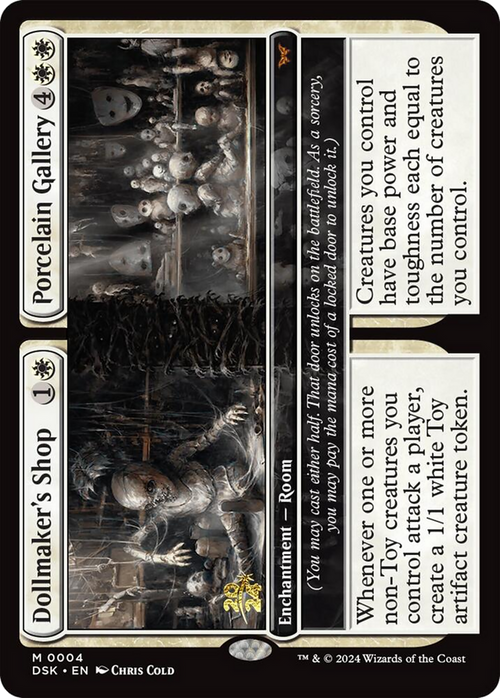 Dollmaker's Shop // Porcelain Gallery (PRE-004) - Duskmourn: House of Horror Promos Foil