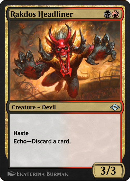 Rakdos Headliner (J21-709) - Jumpstart: Historic Horizons