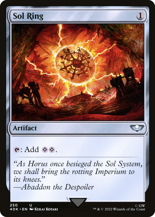 Sol Ring (250) (40K-250) - Warhammer 40,000 Commander