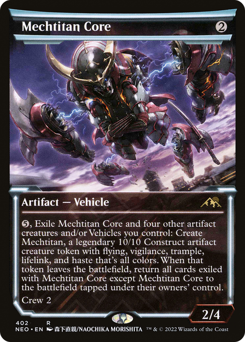 Mechtitan Core (Showcase) (NEO-402) - Kamigawa: Neon Dynasty: (Showcase)