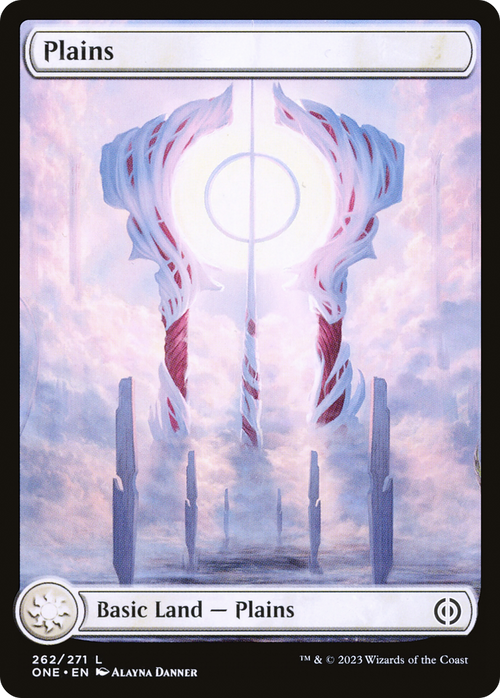 Plains (262) - Full Art (ONE-262) - Phyrexia: All Will Be One Foil