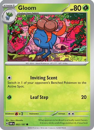 Gloom 002  SV03 Obsidian Flames - Common