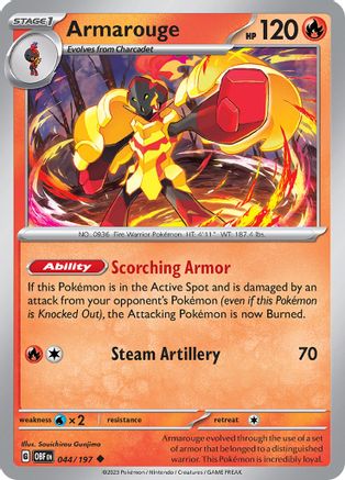 Armarouge 044  SV03 Obsidian Flames - Uncommon