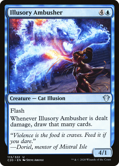 Illusory Ambusher (C20-113) - Commander 2020