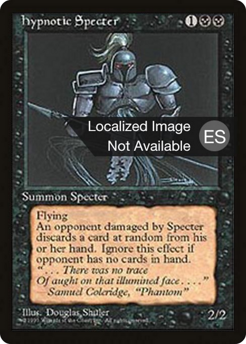 Hypnotic Specter (4BB-026) - Fourth Edition Foreign Black Border