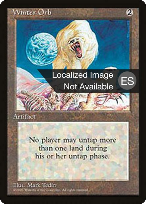 Winter Orb (4BB-376) - Fourth Edition Foreign Black Border