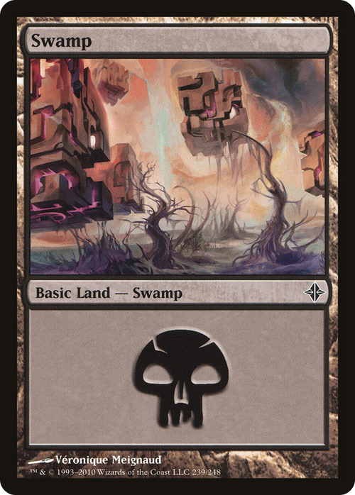 Swamp (239) (ROE-239) - Rise of the Eldrazi Foil