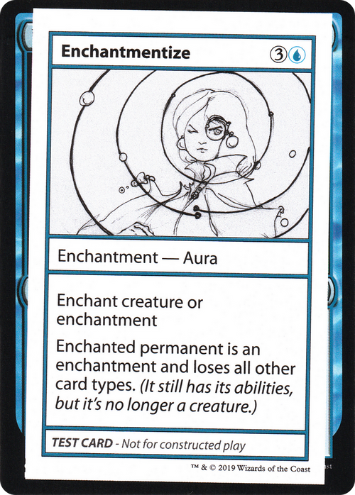 Enchantmentize (No PW Symbol) (CMB1-021) - Mystery Booster Playtest Cards 2021