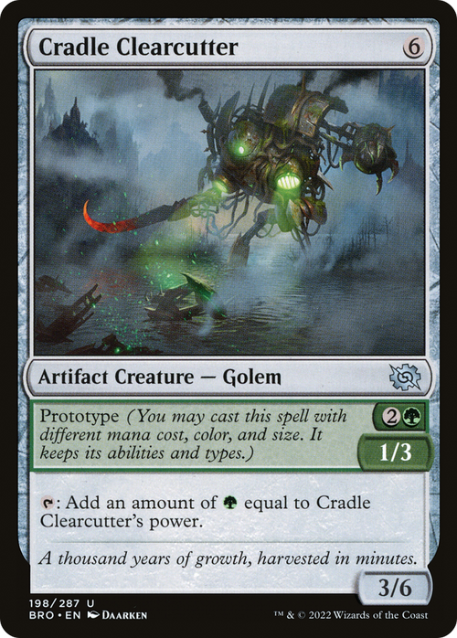 Cradle Clearcutter (BRO-198) - The Brothers' War Foil