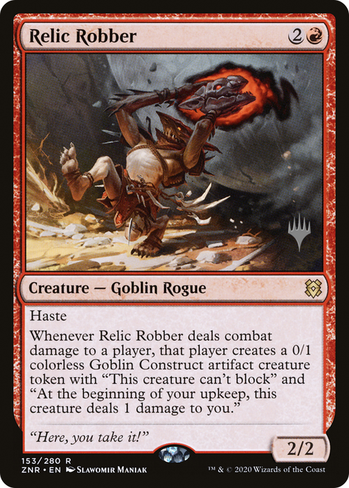 Relic Robber (PPZNR-153P) - Zendikar Rising Promos Foil