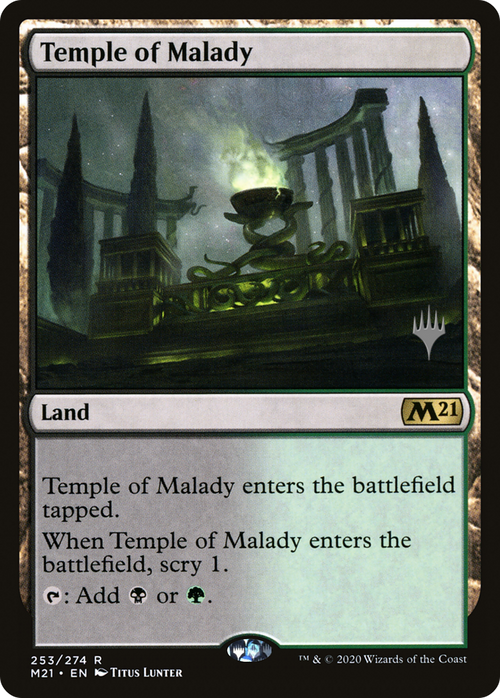 Temple of Malady (PPM21-253P) - Core Set 2021 Promos