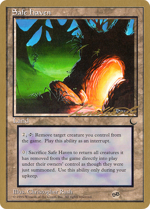 Safe Haven - 1996 Leon Lindback (CHR) (SB) (WCD-) - Pro Tour Collector Set