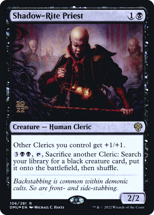 Shadow-Rite Priest (PRE-106) - Dominaria United Promos Foil