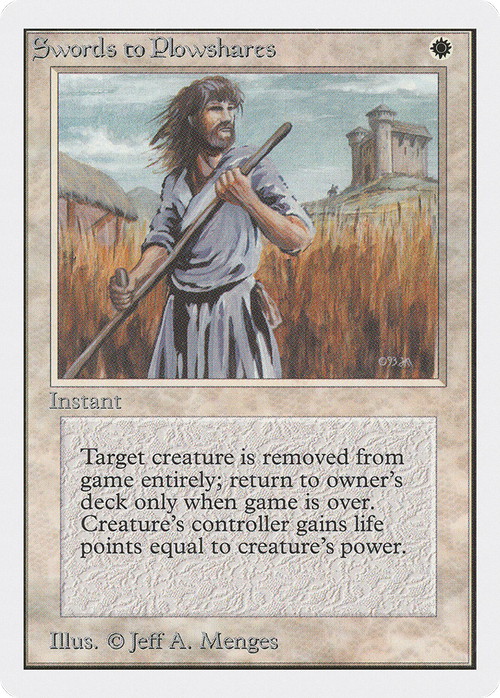 Swords to Plowshares (2ED-) - Unlimited Edition