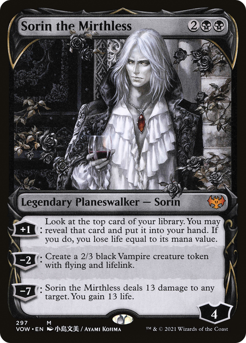 Sorin the Mirthless (Showcase) (VOW-297) - Innistrad: Crimson Vow: (Showcase) Foil