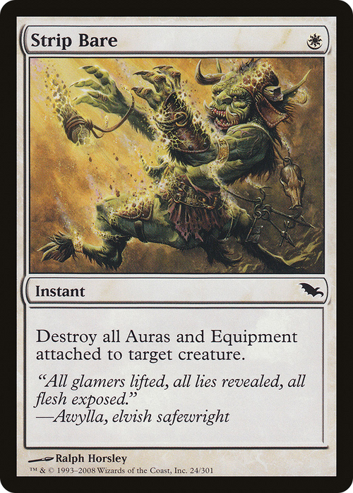 Strip Bare (SHM-024) - Shadowmoor Foil