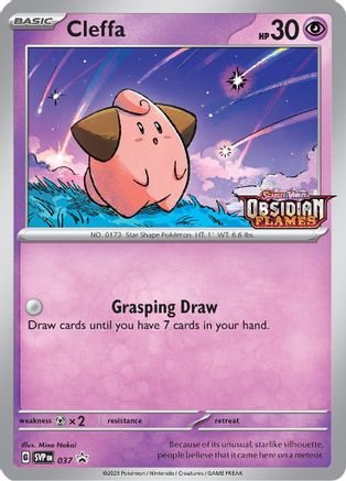 Cleffa (Prerelease) 037  - Holofoil SV Scarlet & Violet Promo Cards - Promo