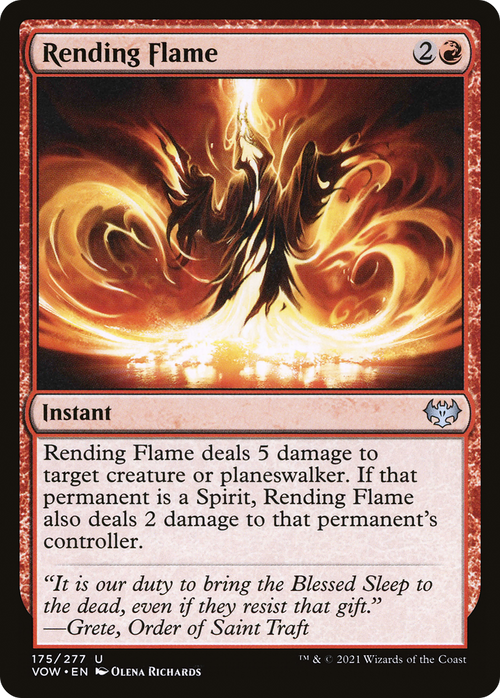 Rending Flame (VOW-175) - Innistrad: Crimson Vow