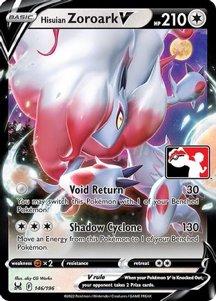 Hisuian Zoroark V  - Holofoil Prize Pack Series Cards - Ultra Rare