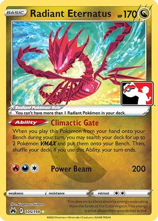Radiant Eternatus/159  - Holofoil Prize Pack Series Cards - Radiant Rare