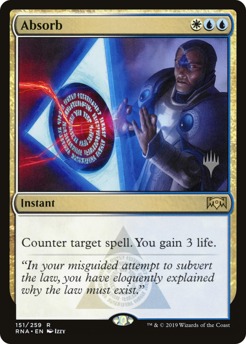 Absorb (PPELD-151P) - Ravnica Allegiance Promos Foil
