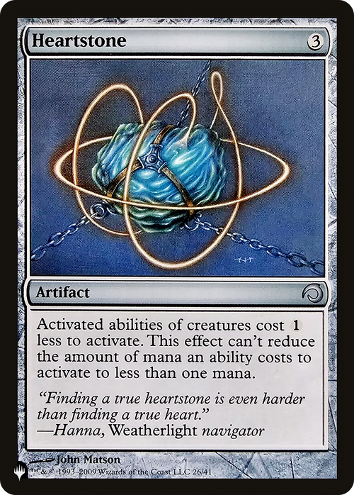 Heartstone (H09) (LIST-26/41) - The List
