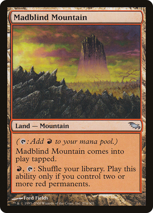 Madblind Mountain (SHM-274) - Shadowmoor