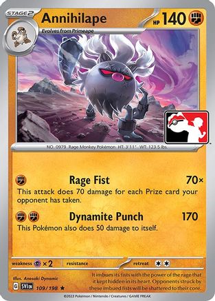 Annihilape  Prize Pack Series Cards - Rare