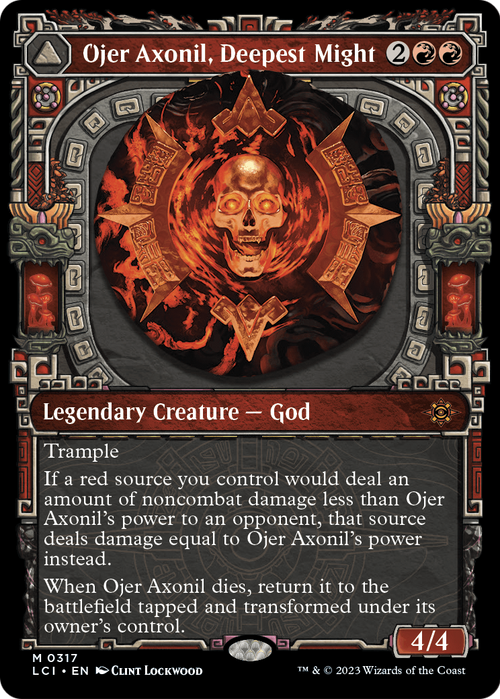 Ojer Axonil, Deepest Might (Showcase) (LCI-317) - The Lost Caverns of Ixalan: (Showcase)