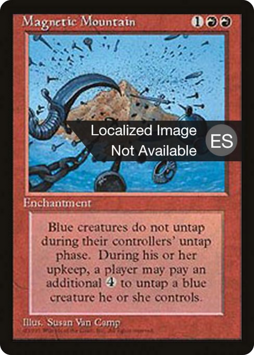 Magnetic Mountain (4BB-) - Fourth Edition Foreign Black Border