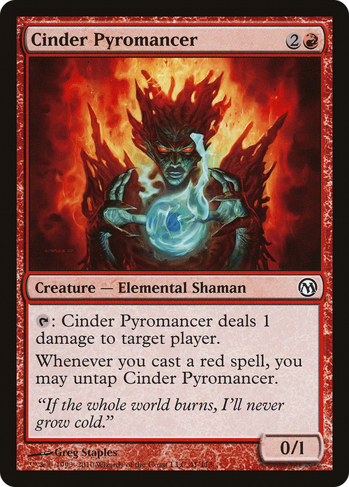 Cinder Pyromancer (DPA-041) - Duels of the Planeswalkers