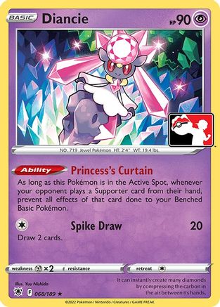 Diancie  Prize Pack Series Cards - Rare