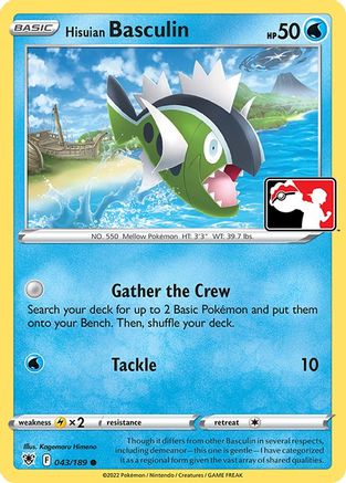 Hisuian Basculin  - Holofoil Prize Pack Series Cards - Common