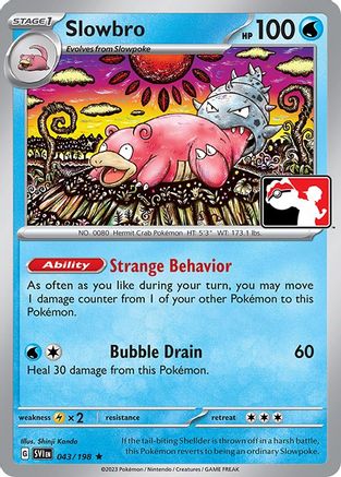 Slowbro 043/198  Prize Pack Series Cards - Rare