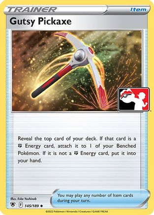 Gutsy Pickaxe/189  - Holofoil Prize Pack Series Cards - Uncommon